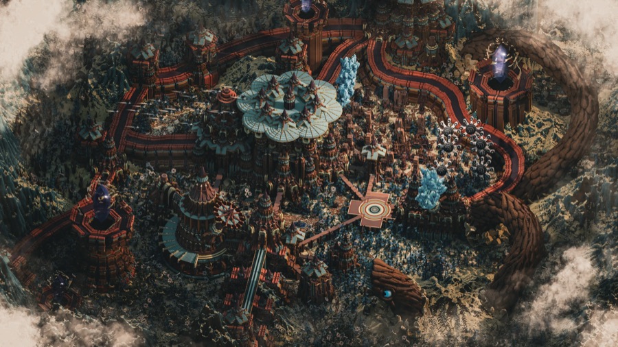 Overgrown crater build